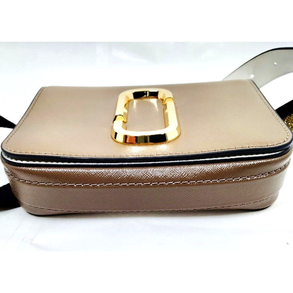 Authentic MARC JACOBS Double J 2Way Waist Pouch Shoulder Bag Brown - Picture 2 of 8